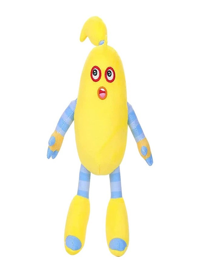 TechMax Solution دمية محشوة ناعمة ولطيفة من TechMax Solution، هدية مثالية للأولاد والبنات في الهالوين والكريسماس وعيد الشكر، دمية رعب محشوة للأطفال والكبار (أصفر) - Image 1